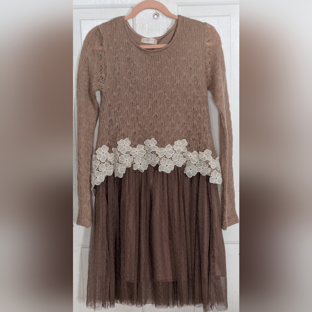 Long Sleeve Sweater Tu-tu Dress